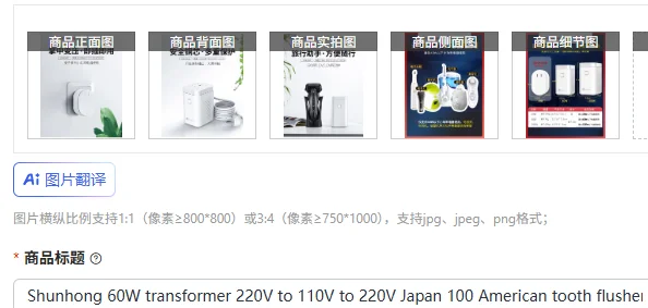 Power Tools Japan - Shunhong 60W 변압기 220V ~ 110V