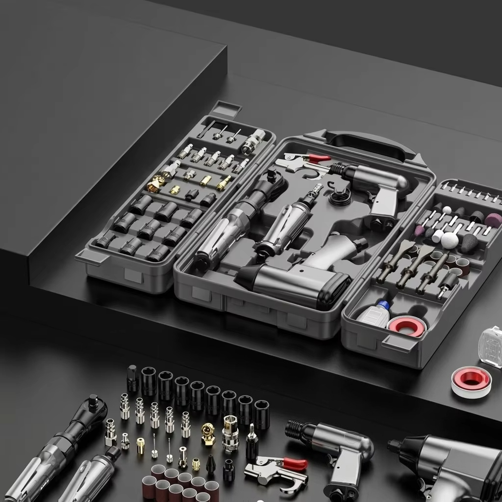 Power Tools Pneumatic - 71피스 고성능 공압 공구 세트, 다기능