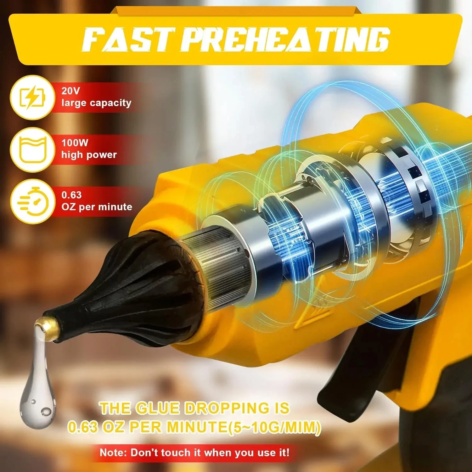 무선 전기 핸드헬드 핫 글루건 수리 DIY 도구 핫멜트 - Power Tools Battery Repair 리뷰 및 가격