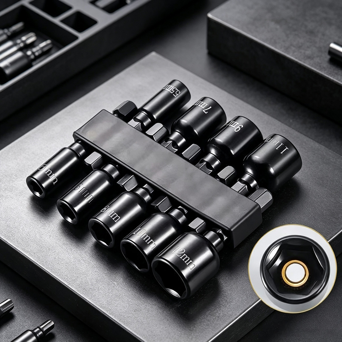 강력한 자석식 육각 샹크 너트 드라이버 비트 세트, 미 - Power Tools For Sale 리뷰 및 가격