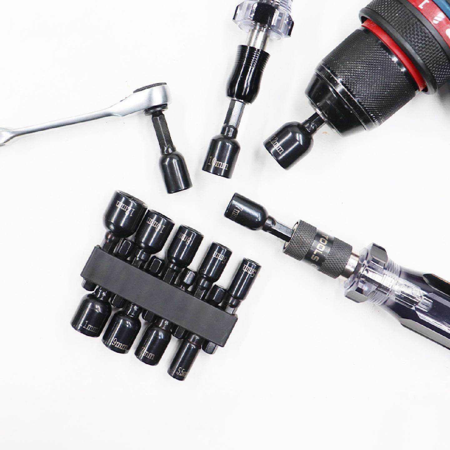 강력한 자석식 육각 샹크 너트 드라이버 비트 세트, 미 - Power Tools For Sale 리뷰 및 가격
