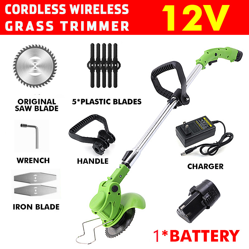 고출력 충전식 리튬 무선 전기 잔디 트리머 정원 손질  - Power Tools Garden 리뷰 및 가격