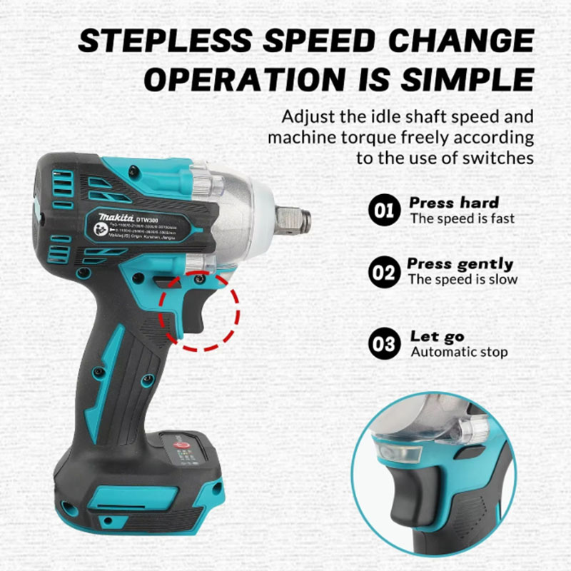 마키타 DTW300 18V 브러시리스 무선 렌치 고토크 - Power Tools Battery Repair 리뷰 및 가격