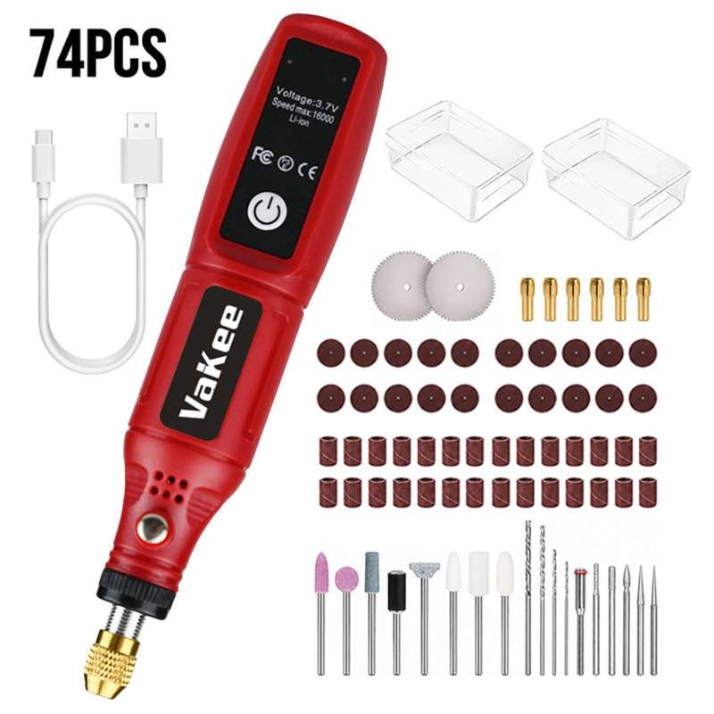 Vakee 무선 로터리 도구 15CM 미니 전기 연삭  - Power Tools Icon 리뷰 및 가격