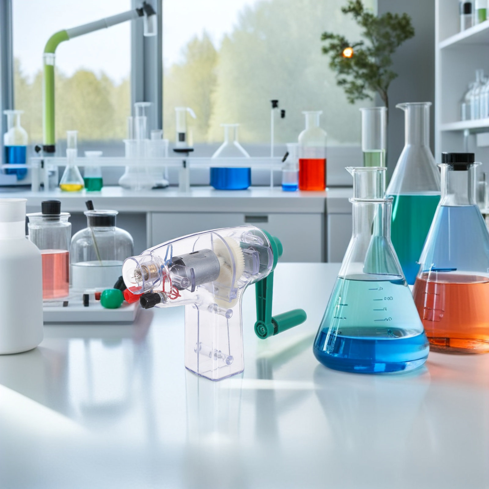 어린이용 휴대용 수동 발전기, 과학 실험 및 전기 교육 - Power Tools Kids 리뷰 및 가격