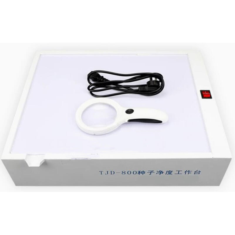 확대 및 LED 조명이 있는 시리얼 종자 및 식물 잎  - Checklist Power Tools 리뷰 및 가격