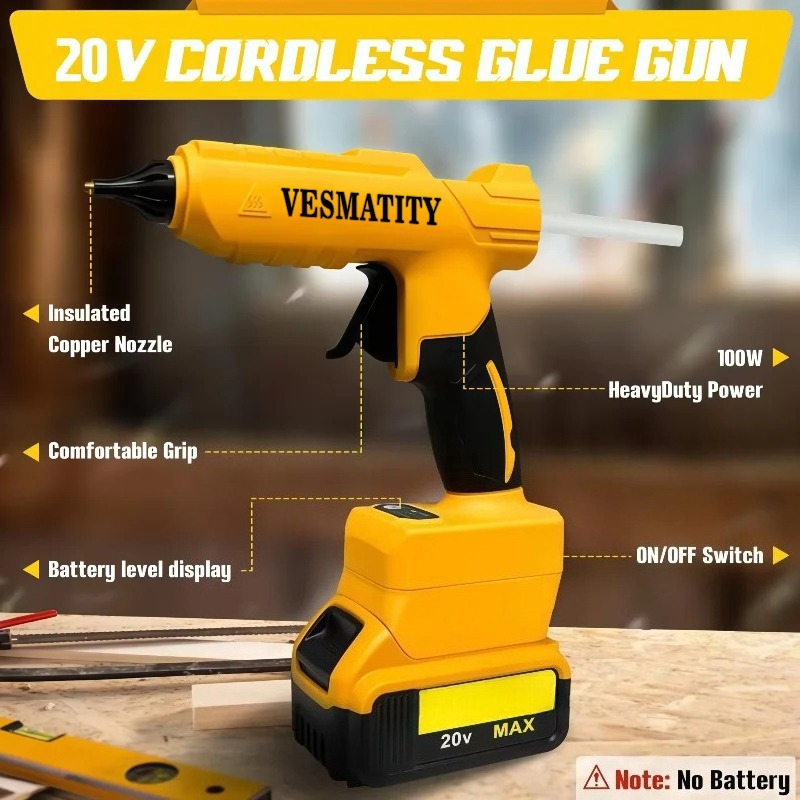 VESMATITY 전기 글루건 DIY 수리 도구 핫멜트 - Power Tools Battery Repair 리뷰 및 가격