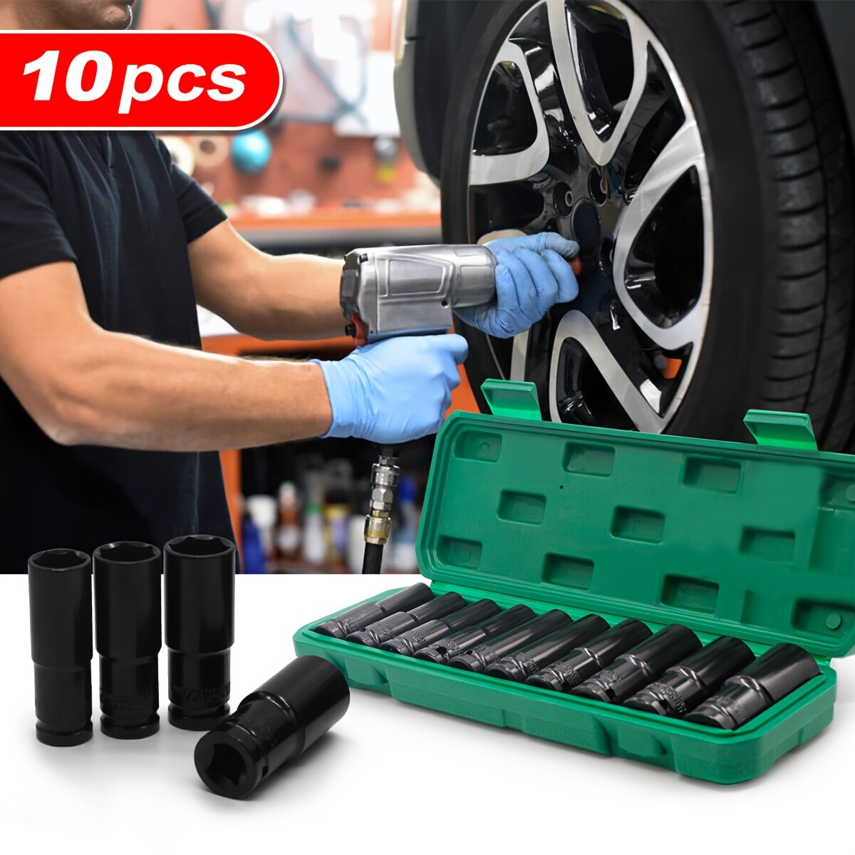 10pcs 1/2인치 8-24mm 파워 소켓 공구 임팩 - Power Tools For Sale 리뷰 및 가격