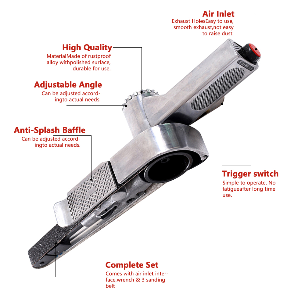 520*20mm 미니 에어 벨트 샌더 샌딩 머신 핸드  - Belt Sander Portable 리뷰 및 가격