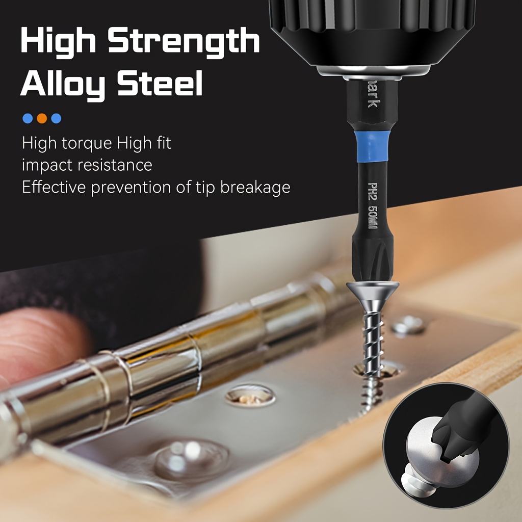 5개입 고강도 자석 필립스 드라이버 비트, S2 강철  - Power Tools For Sale 리뷰 및 가격